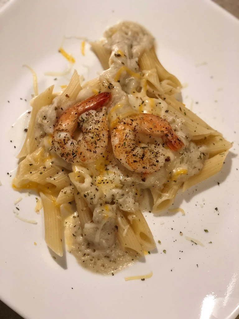 Delicious Dairy Free Shrimp Alfredo (Cauliflower Sauce)