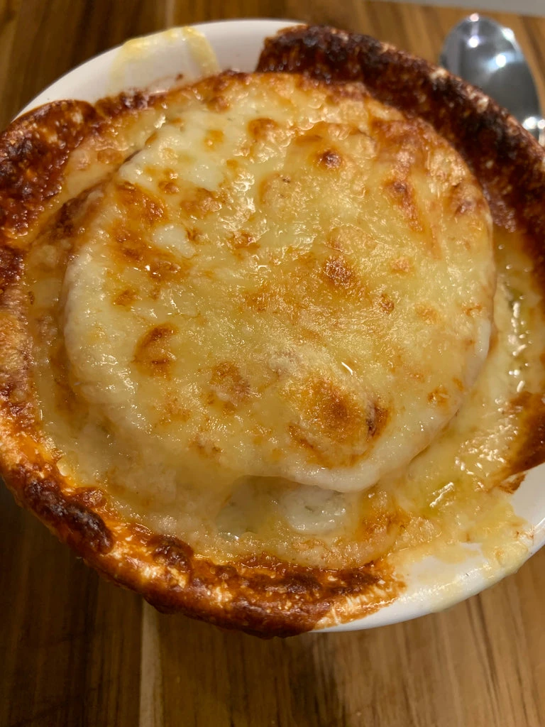 Brittani Bo Baker's Beef Stew French Onion Soup